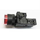 Botão Comando Impulso Iluminado Led 220vca 1nf Atuador Vermel