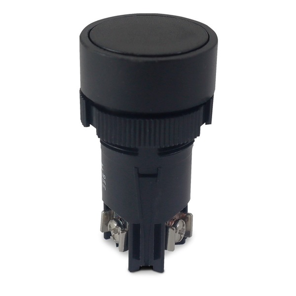 Botão Comando Monobloco 1 Contato Reversível Preto