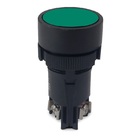 Botão Comando Monobloco 1 Contato Reversível Verde 10 Peças