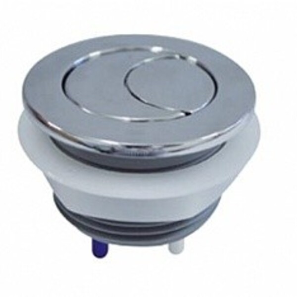 Botão Cromado Duplo Acionamento Dual Flux - Mbd