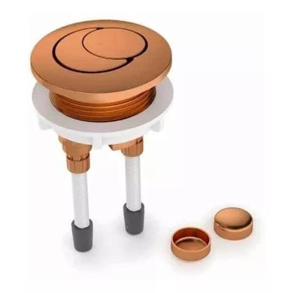 Botão De Acionamento 3/6l Rose Gold - Celite