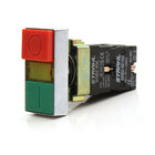 Botão De Comando Duplo Com Led Na+nf Sgb2-bw8465 Strahl