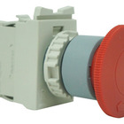 Botão De Emergência Cogumelo Giratório 22mm Vermelho Weg