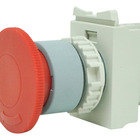 Botão De Emergência Cogumelo Giratório 22mm Vermelho Weg