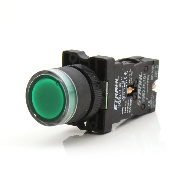 Botão De Pulso Luminoso Para Comando Strahl Verde