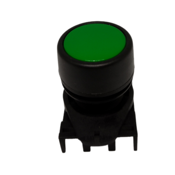 Botão Diâmetro 22mm S/retenção Faceado Verde Não Luminoso Gio