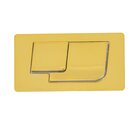 Botao Duplo Acion. Caixa Aco. Retan. 8x4,5cm