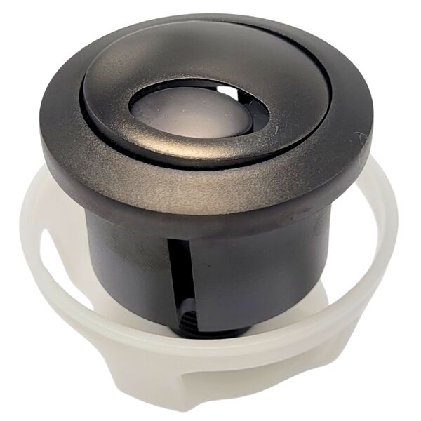 Botão Duplo Acionamento Deca Black Matte - Si14blmt