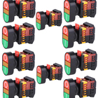 Botao Led Duplo Vm/vd - Lukma