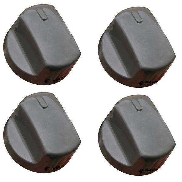 Botão Manipulo Fogão Brastemp Clean Ative Cinza 4 Peças