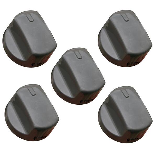 Botão Manipulo Fogão Brastemp Clean Ative Cinza 5 Peças