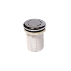 Botão Pneumático Cromado Ouro Fino