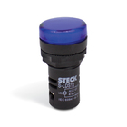 Botão Sinalizador Led 127V (110V) Azul Steck