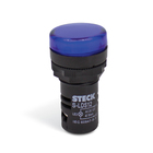 Botão Sinalizador Led 250V (220V) Azul Steck