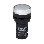 Botão Sinalizador Led 250V (220V) Branco Steck