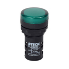 Botão Sinalizador Led 250V (220V) Verde Steck