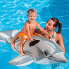 Bote Boia Inflável Golfinho Com Alça Piscina Intex 58535