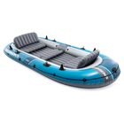 Bote Inflável Barco Excursion 5 Pessoas Azul Com Suporte Moto