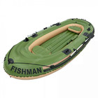 Bote Inflável Fishman para 4 Pessoas Suporte Até 380 Kg + Rem