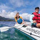 Bote Inflável Intex Mariner 4 Par Remos Bomba Capota Suporte