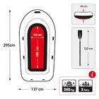 Bote Inflável Seahawk 3 Pessoas 360kg Remos Bomba Intex