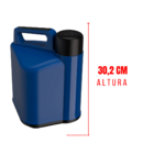 Botijão Turim Unitermi 5 Litros Azul