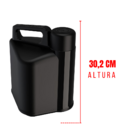 Botijão Turim Unitermi 5 Litros Preto