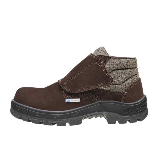 Botina 50B22-VEL-C Couro Nobuck Café 43 Marluvas