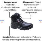 Botina Adventure Microfibra Para Obra/multiuso-kadesh