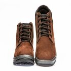 Botina Cadarço Três Gomos Nobuck Café Solado Bidensidade B613