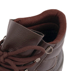 Botina com Cadarço Café com Biqueira Plástica Nº38 Estival