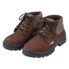 Botina com Cadarço Café com Biqueira Plástica Nº38 Marluvas