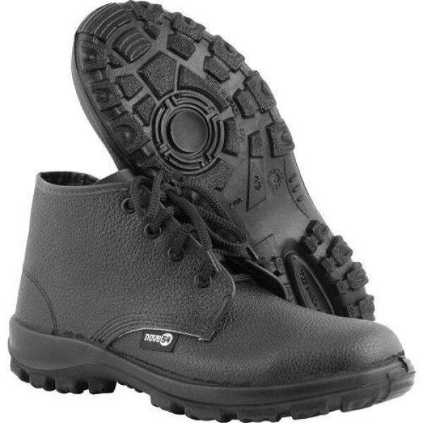 Botina Com Solado Em Poliuretano Monodensidade Com Cadarço Co