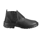 Botina Couro Monodensidade Elastico S/ Biqueira N45