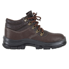 Botina de Amarrar Couro Liso Marrom 38 Palmilhado