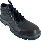 Botina de Amarrar Couro Liso Preta n36 Palmilhado