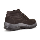 Botina de Amarrar Nobuck Composite Marrom n37 Palmilhado