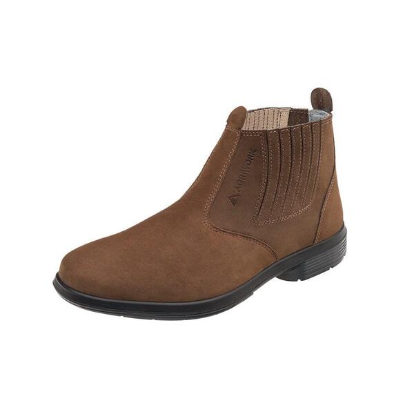 Botina De Segurança Marluvas Agriwork Nubuck Taupe 55ag19-ec-