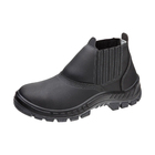 Botina de Segurança Preta com Biqueira Plástica Nº39 Marluvas