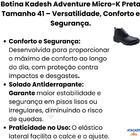 Botina Flexível Bico Em Aço Preto Multi Utilidades - Kadesh