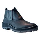 Botina Flexível Bico Em Aço Preto Multi Utilidades - Kadesh