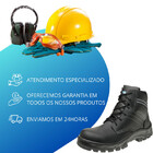 Botina Microfibra Eletricista Cadarço Bico Composite Palmilha