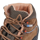 Botina Amarrar Couro Nobuck com Biqueira Plástica N°42 Marrom Marluvas