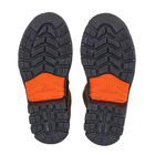 Botina Amarrar Couro Nobuck com Biqueira Plástica N°44 Marrom Marluvas