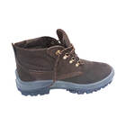 Botina Nobuck Com Cadarço Bidensidade Cartom Marrom - N° 45