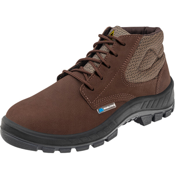 Botina Nobuck Hidrofugado Café Marluvas Ca 13808 45 Café