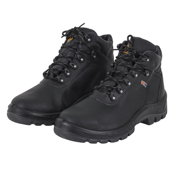 Botina Ocupacional Couro Preto 42 NR.10 Colors Dexter