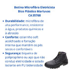 Botina Segurança Microfibra Eletricista Bico Plástico Marluva