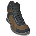 Botina de Segurança Ultralev de Arrarrar na cor marrom, sem Biqueira e Solado de Poliuretano Bidensidade N.42