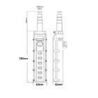 Botoeira Pendente 6 Botões + Emergência Cob-63h